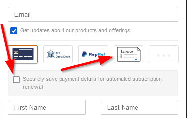 Purchase order step 1